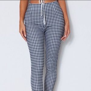 Gingham pants